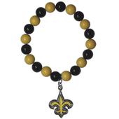 Silver Moon NFL New Orleans Saints Bead Bracelet Silver Moon NFL New Orleans Saints Bead Bracelet