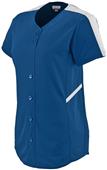 Augusta Womens Closer Button Up Softball Jersey Augusta Womens Closer Button Up Softball Jersey