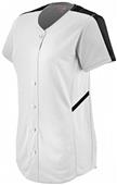 Augusta Womens Closer Button Up Softball Jersey Augusta Womens Closer Button Up Softball Jersey