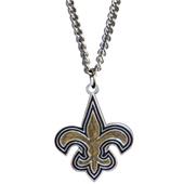 Silver Moon NFL New Orleans Saints Charm Necklace Silver Moon NFL New Orleans Saints Charm Necklace