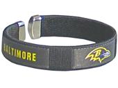 Silver Moon Baltimore Ravens Woven Cuff Bracelet Silver Moon Baltimore Ravens Woven Cuff Bracelet