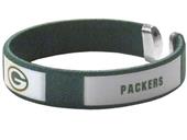 Silver Moon NFL Packers Woven Cuff Bracelet Silver Moon NFL Packers Woven Cuff Bracelet