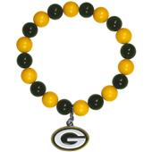 Silver Moon NFL Green Bay Packers Bead Bracelet Silver Moon NFL Green Bay Packers Bead Bracelet