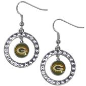 Silver Moon NFL Green Bay Packers CZ Earrings Silver Moon NFL Green Bay Packers CZ Earrings