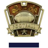 Hasty Awards 3" Varsity Football Medals M-787F Hasty Awards 3" Varsity Football Medals M-787F