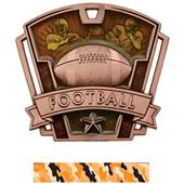 Hasty Awards 3" Varsity Football Medals M-787F Hasty Awards 3" Varsity Football Medals M-787F