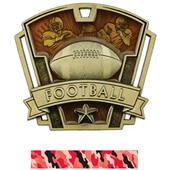 Hasty Awards 3" Varsity Football Medals M-787F Hasty Awards 3" Varsity Football Medals M-787F