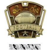 Hasty Awards 3" Varsity Football Medals M-787F Hasty Awards 3" Varsity Football Medals M-787F