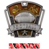 Hasty Awards 3" Varsity Football Medals M-787F