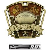 Hasty Awards 3" Varsity Football Medals M-787F Hasty Awards 3" Varsity Football Medals M-787F