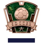 Hasty Awards 3" Varsity Soccer Medals M-787S