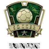 Hasty Awards 3" Varsity Soccer Medals M-787S Hasty Awards 3" Varsity Soccer Medals M-787S