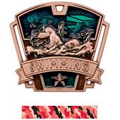 Hasty Awards 3" Varsity Swimming Medals M-787W Hasty Awards 3" Varsity Swimming Medals M-787W