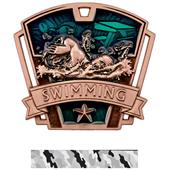 Hasty Awards 3" Varsity Swimming Medals M-787W Hasty Awards 3" Varsity Swimming Medals M-787W
