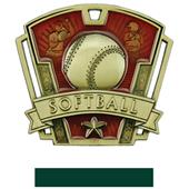 Hasty Awards 3" Varsity Softball Medals M-787O Hasty Awards 3" Varsity Softball Medals M-787O