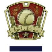 Hasty Awards 3" Varsity Softball Medals M-787O Hasty Awards 3" Varsity Softball Medals M-787O