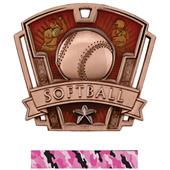 Hasty Awards 3" Varsity Softball Medals M-787O Hasty Awards 3" Varsity Softball Medals M-787O