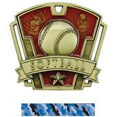 Hasty Awards 3" Varsity Softball Medals M-787O Hasty Awards 3" Varsity Softball Medals M-787O