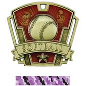 Hasty Awards 3" Varsity Softball Medals M-787O Hasty Awards 3" Varsity Softball Medals M-787O