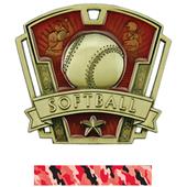 Hasty Awards 3" Varsity Softball Medals M-787O Hasty Awards 3" Varsity Softball Medals M-787O