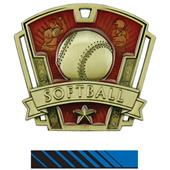 Hasty Awards 3" Varsity Softball Medals M-787O Hasty Awards 3" Varsity Softball Medals M-787O