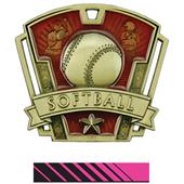 Hasty Awards 3" Varsity Softball Medals M-787O Hasty Awards 3" Varsity Softball Medals M-787O