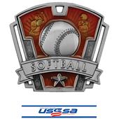 Hasty Awards 3" Varsity Softball Medals M-787O Hasty Awards 3" Varsity Softball Medals M-787O