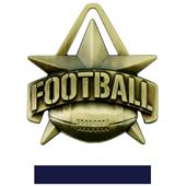 Hasty Awards 2" All-Star Football Medals M-790F Hasty Awards 2" All-Star Football Medals M-790F