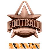 Hasty Awards 2" All-Star Football Medals M-790F Hasty Awards 2" All-Star Football Medals M-790F