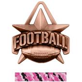 Hasty Awards 2" All-Star Football Medals M-790F Hasty Awards 2" All-Star Football Medals M-790F