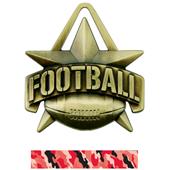 Hasty Awards 2" All-Star Football Medals M-790F Hasty Awards 2" All-Star Football Medals M-790F
