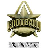Hasty Awards 2" All-Star Football Medals M-790F Hasty Awards 2" All-Star Football Medals M-790F