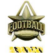 Hasty Awards 2" All-Star Football Medals M-790F Hasty Awards 2" All-Star Football Medals M-790F