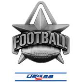 Hasty Awards 2" All-Star Football Medals M-790F Hasty Awards 2" All-Star Football Medals M-790F