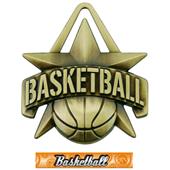 Hasty Awards 2" All-Star Basketball Medals M-790B Hasty Awards 2" All-Star Basketball Medals M-790B