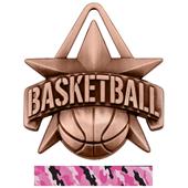 Hasty Awards 2" All-Star Basketball Medals M-790B Hasty Awards 2" All-Star Basketball Medals M-790B