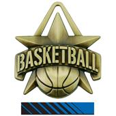 Hasty Awards 2" All-Star Basketball Medals M-790B Hasty Awards 2" All-Star Basketball Medals M-790B