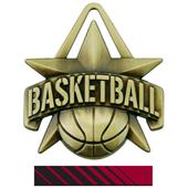 Hasty Awards 2" All-Star Basketball Medals M-790B Hasty Awards 2" All-Star Basketball Medals M-790B
