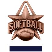 Hasty Awards 2" All-Star Softball Medals M-790O Hasty Awards 2" All-Star Softball Medals M-790O