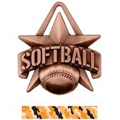 Hasty Awards 2" All-Star Softball Medals M-790O Hasty Awards 2" All-Star Softball Medals M-790O