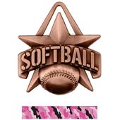 Hasty Awards 2" All-Star Softball Medals M-790O Hasty Awards 2" All-Star Softball Medals M-790O