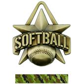 Hasty Awards 2" All-Star Softball Medals M-790O Hasty Awards 2" All-Star Softball Medals M-790O