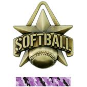 Hasty Awards 2" All-Star Softball Medals M-790O Hasty Awards 2" All-Star Softball Medals M-790O