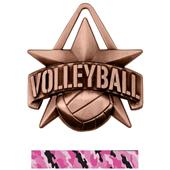 Hasty Awards 2" All-Star Volleyball Medals M-790V Hasty Awards 2" All-Star Volleyball Medals M-790V
