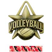 Hasty Awards 2" All-Star Volleyball Medals M-790V Hasty Awards 2" All-Star Volleyball Medals M-790V