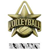 Hasty Awards 2" All-Star Volleyball Medals M-790V Hasty Awards 2" All-Star Volleyball Medals M-790V