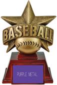 Hasty Awards 6" All Star Resin Baseball Trophy Hasty Awards 6" All Star Resin Baseball Trophy