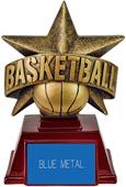Hasty Awards 6" All Star Resin Basketball Trophy Hasty Awards 6" All Star Resin Basketball Trophy