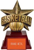 Hasty Awards 6" All Star Resin Basketball Trophy Hasty Awards 6" All Star Resin Basketball Trophy