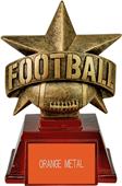 Hasty Awards 6" All Star Resin Football Trophy Hasty Awards 6" All Star Resin Football Trophy